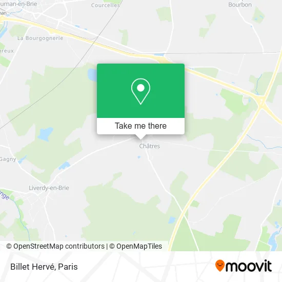 Billet Hervé map