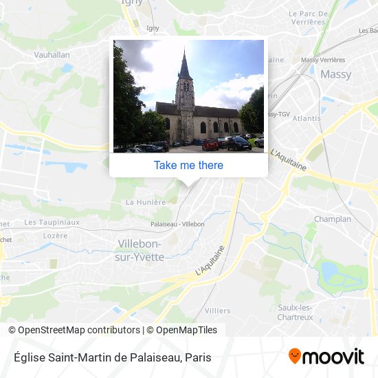 Église Saint-Martin de Palaiseau map