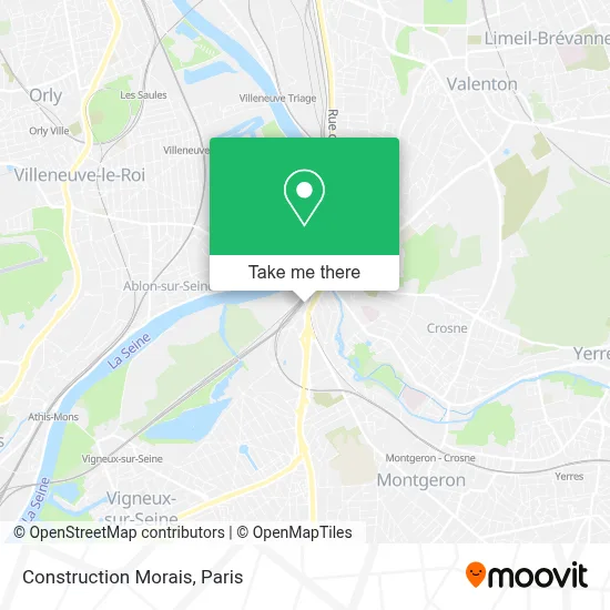 Construction Morais map