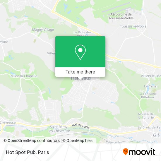 Hot Spot Pub map