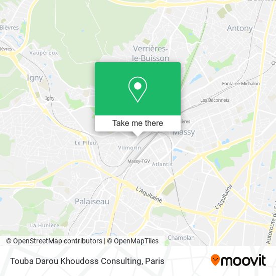 Mapa Touba Darou Khoudoss Consulting