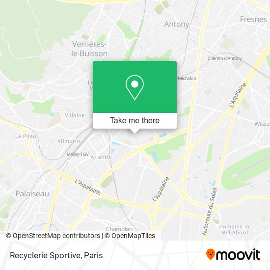 Mapa Recyclerie Sportive