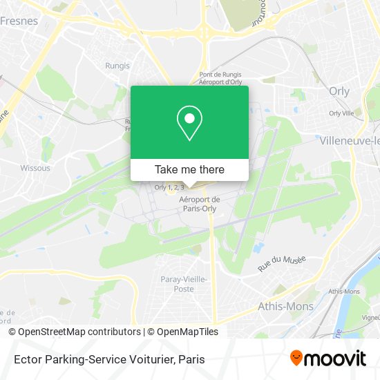 Mapa Ector Parking-Service Voiturier