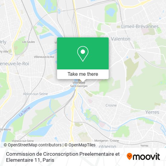 Mapa Commission de Circonscription Preelementaire et Elementaire 11