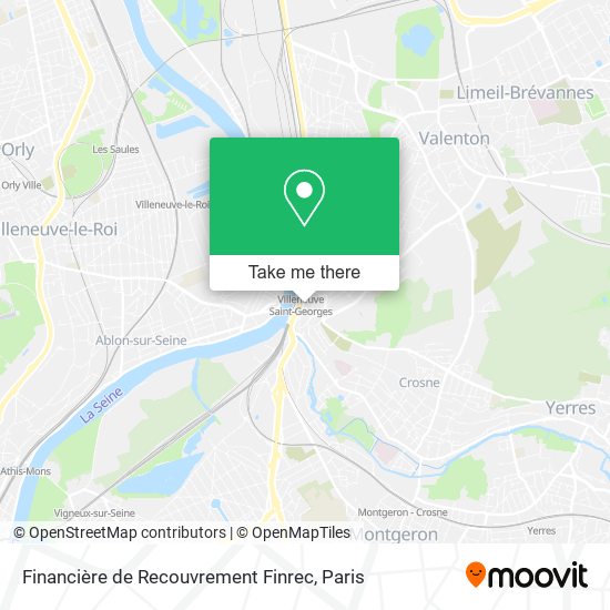 Financière de Recouvrement Finrec map