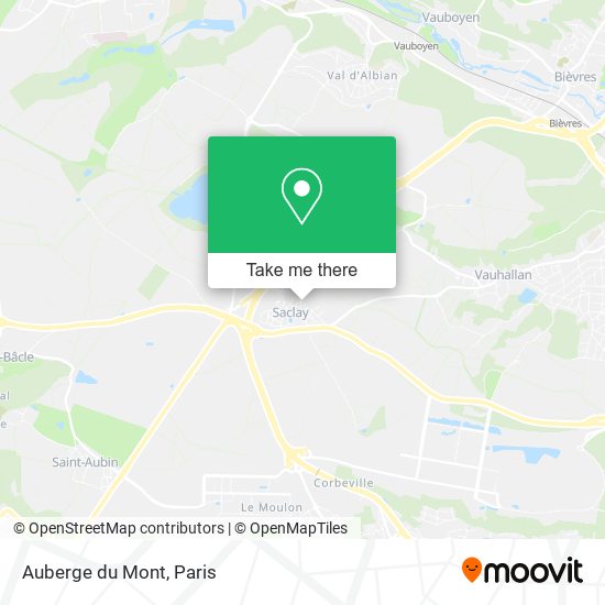 Mapa Auberge du Mont