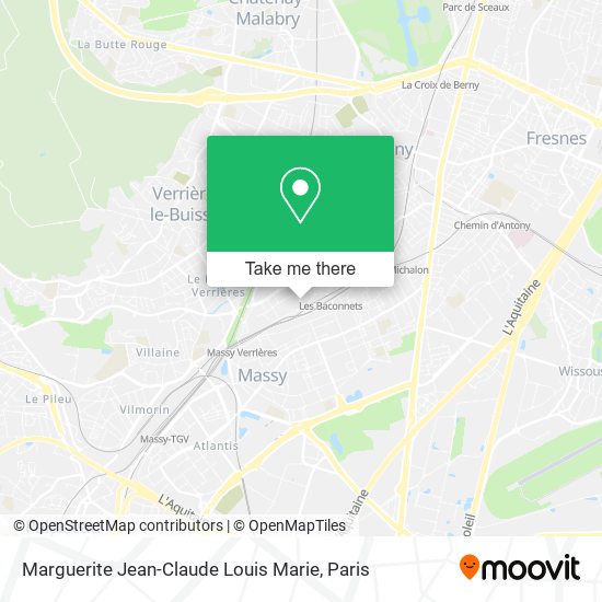 Mapa Marguerite Jean-Claude Louis Marie