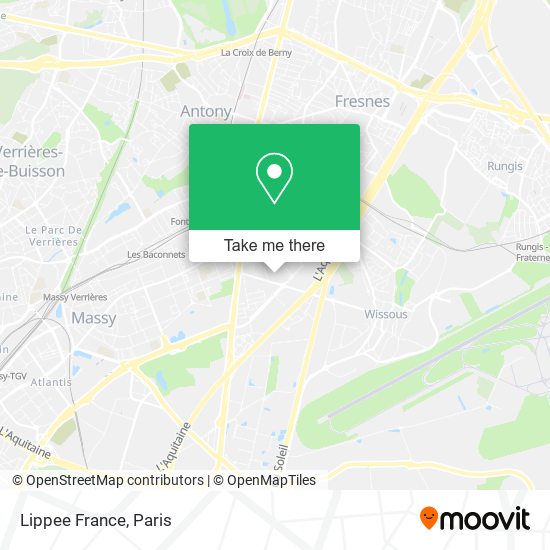 Lippee France map