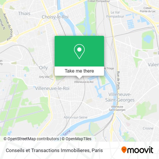 Conseils et Transactions Immobilieres map