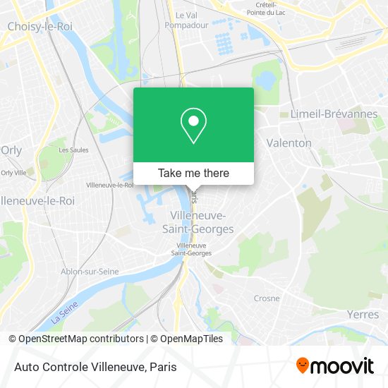 Mapa Auto Controle Villeneuve