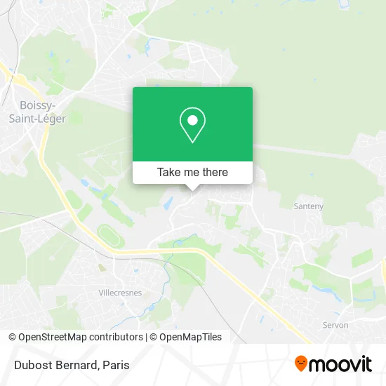 Dubost Bernard map