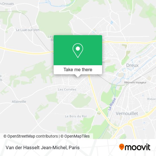 Mapa Van der Hasselt Jean-Michel