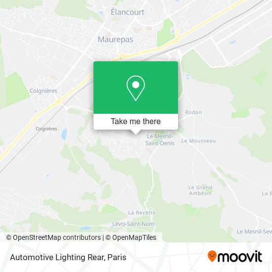 Automotive Lighting Rear map