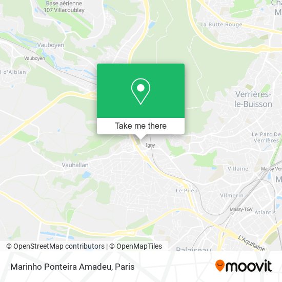 Marinho Ponteira Amadeu map