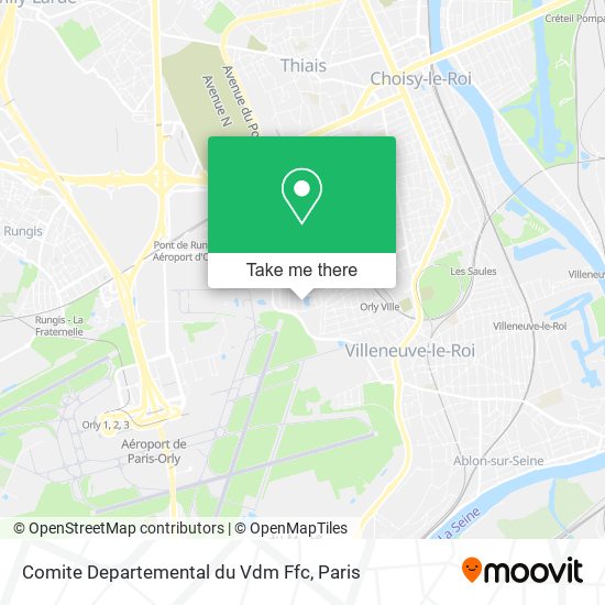 Mapa Comite Departemental du Vdm Ffc