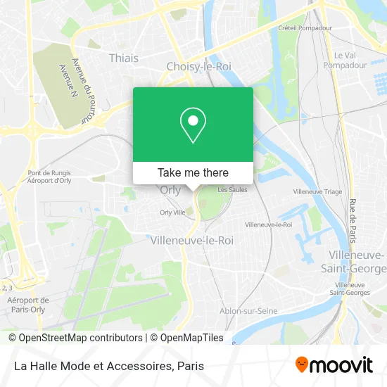 La Halle Mode et Accessoires map