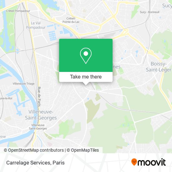 Carrelage Services map