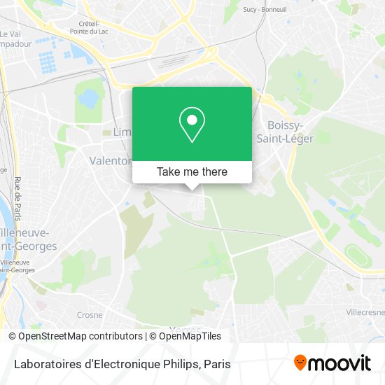 Laboratoires d'Electronique Philips map