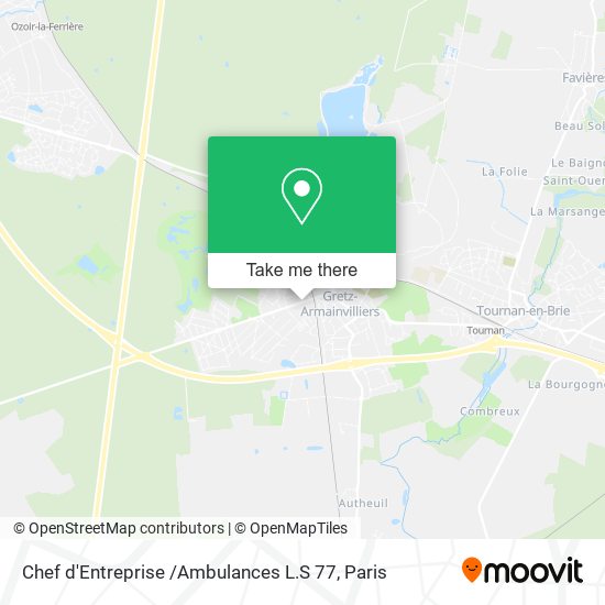 Mapa Chef d'Entreprise /Ambulances L.S 77