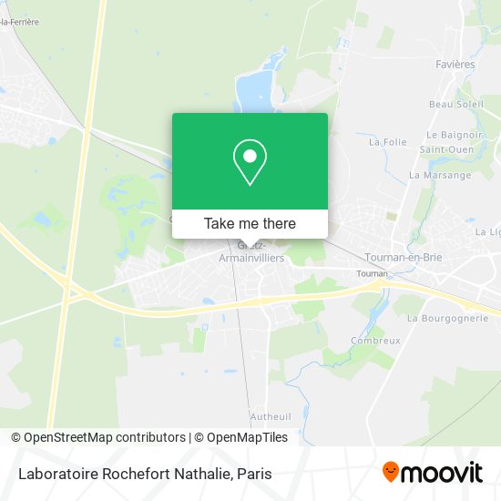 Mapa Laboratoire Rochefort Nathalie