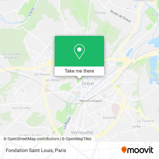 Fondation Saint Louis map