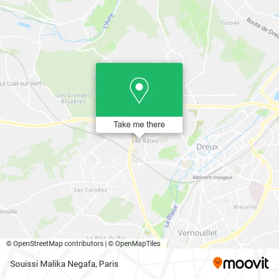 Souissi Malika Negafa map