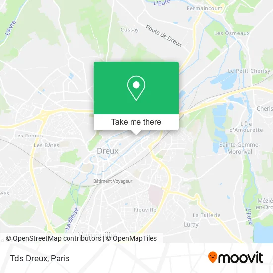 Tds Dreux map