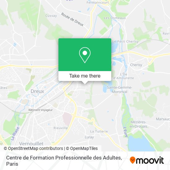 Centre de Formation Professionnelle des Adultes map