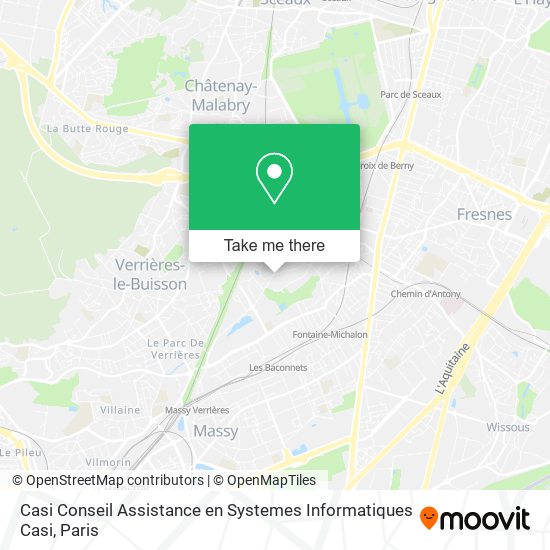 Casi Conseil Assistance en Systemes Informatiques Casi map