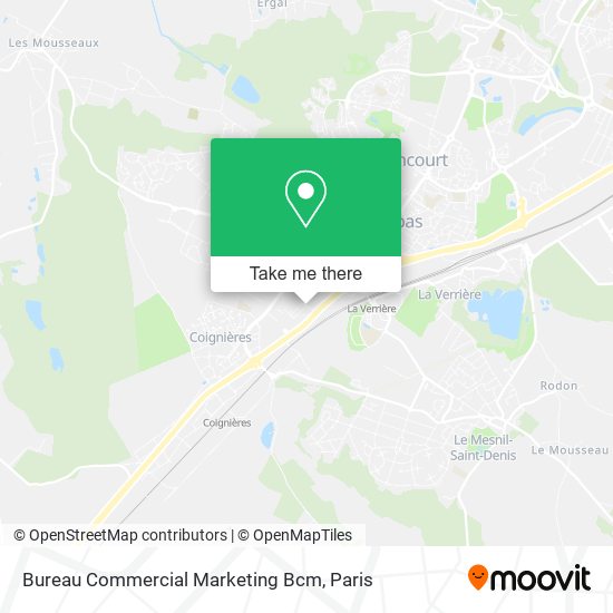 Mapa Bureau Commercial Marketing Bcm