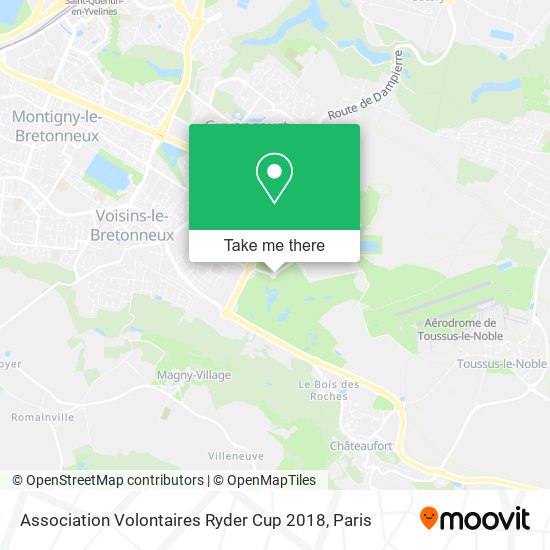 Mapa Association Volontaires Ryder Cup 2018