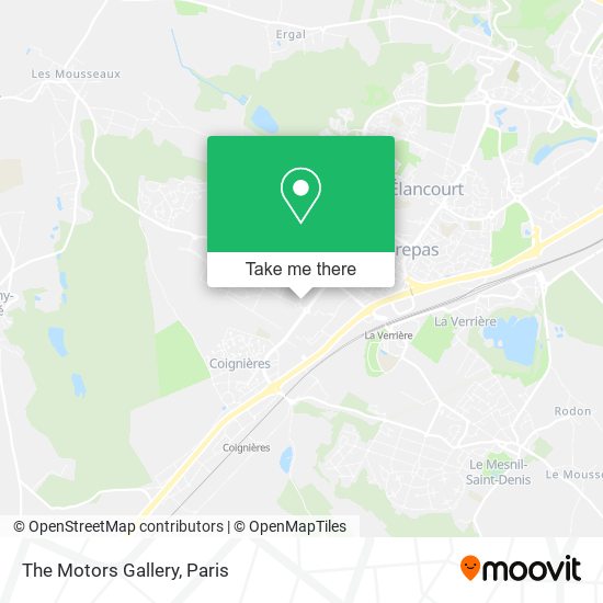 Mapa The Motors Gallery