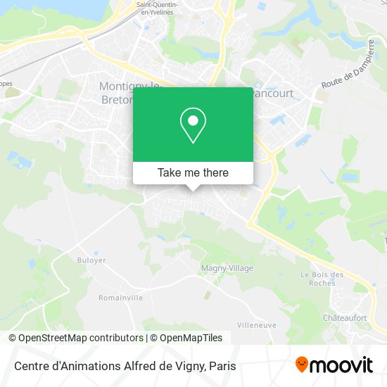 Centre d'Animations Alfred de Vigny map