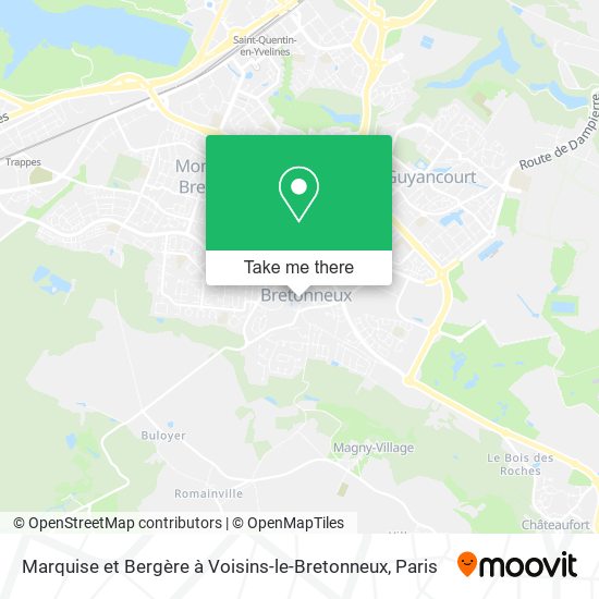 Marquise et Bergère à Voisins-le-Bretonneux map