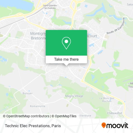 Technic Elec Prestations map