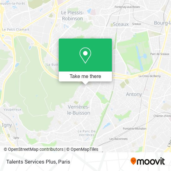 Talents Services Plus map