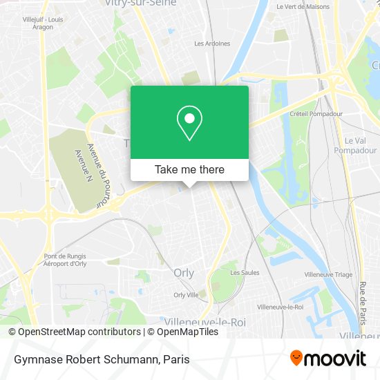 Mapa Gymnase Robert Schumann
