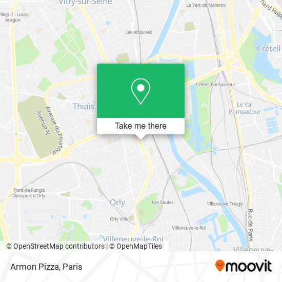 Mapa Armon Pizza