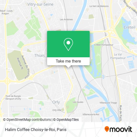 Halim Coffee Choisy-le-Roi map