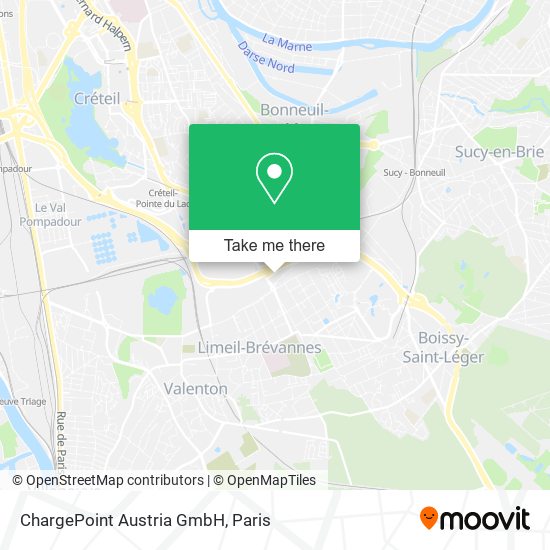 ChargePoint Austria GmbH map