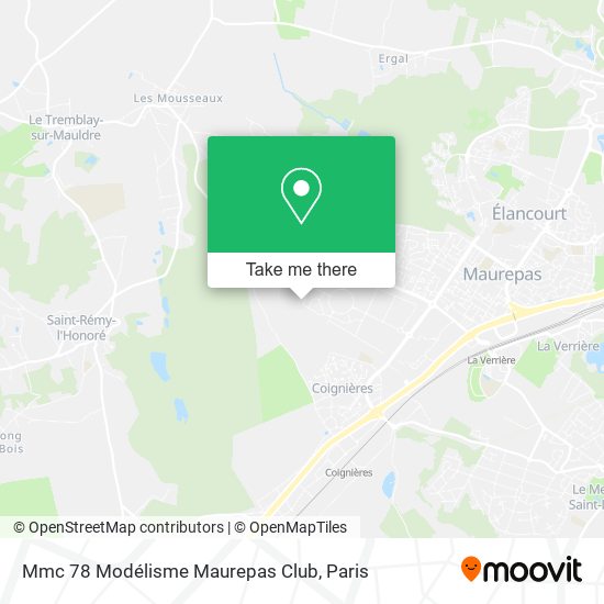 Mmc 78 Modélisme Maurepas Club map