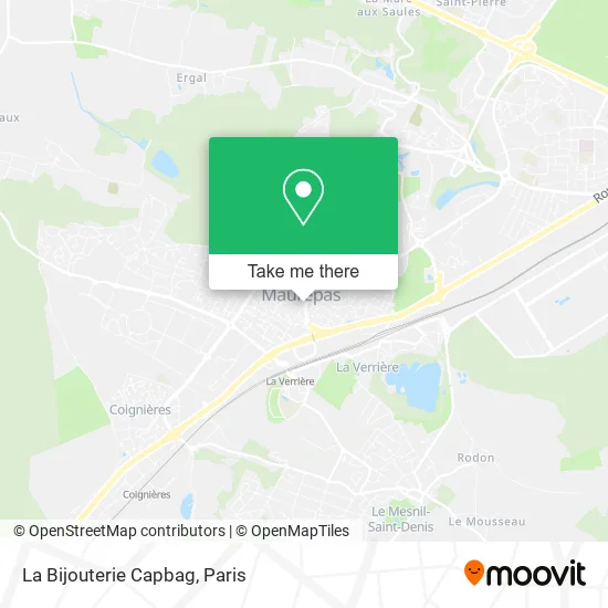 La Bijouterie Capbag map