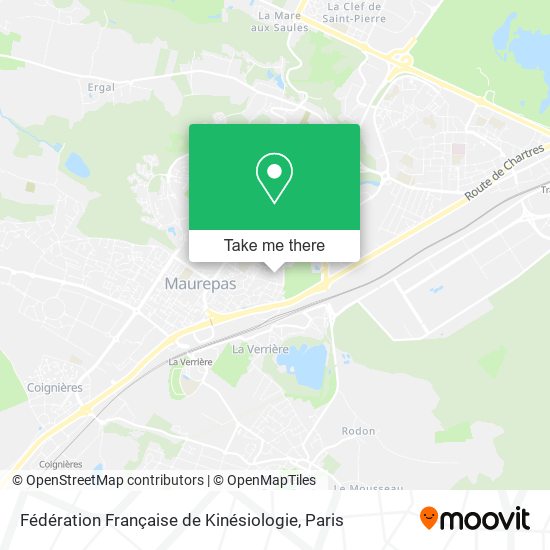 Fédération Française de Kinésiologie map