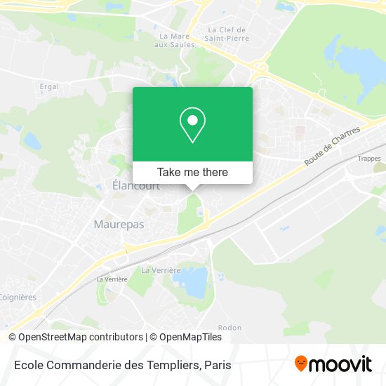 Ecole Commanderie des Templiers map