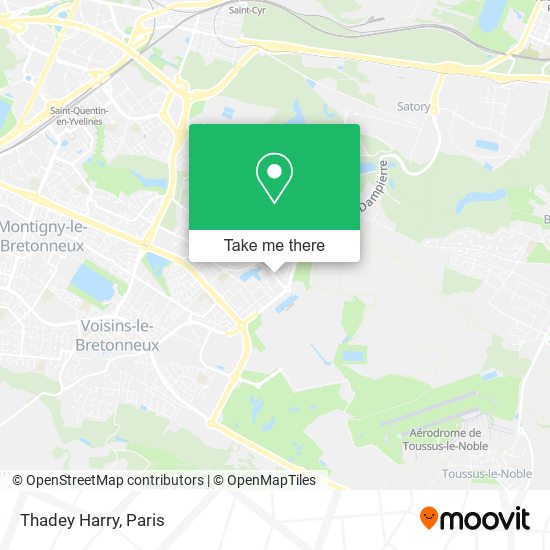 Thadey Harry map
