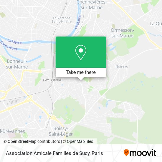 Mapa Association Amicale Familles de Sucy