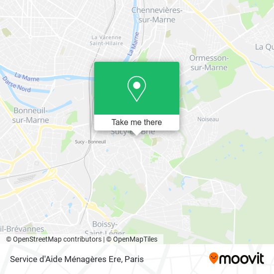 Service d'Aide Ménagères Ere map