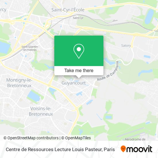 Centre de Ressources Lecture Louis Pasteur map
