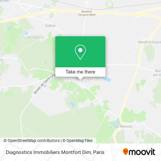 Diagnostics Immobiliers Montfort Dim map