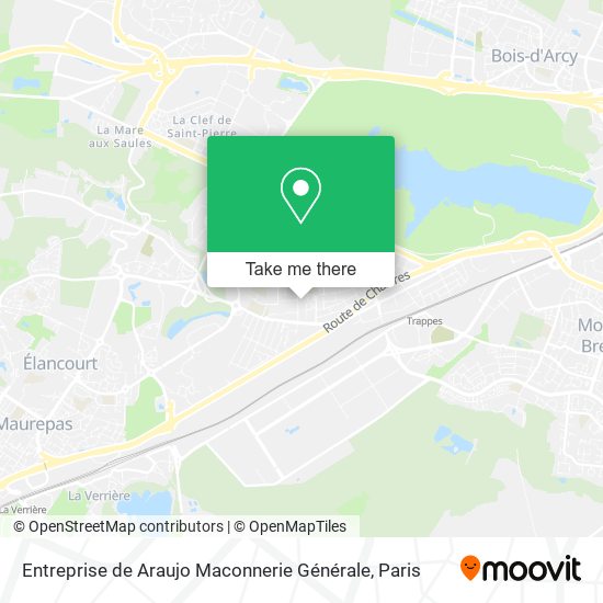 Entreprise de Araujo Maconnerie Générale map